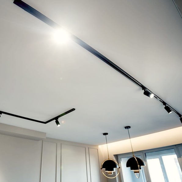 Discover stretch ceilings with built-in magnetic rails now!